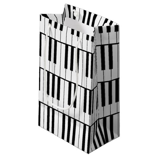ピアノミュージシャン音楽先生 スモールペーパーバッグ (正面アングル)