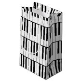 ピアノミュージシャン音楽先生 スモールペーパーバッグ (裏面アングル)