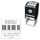 ピアノミュージシャン音楽先生 セルフインキングスタンプ (インサイチュ)