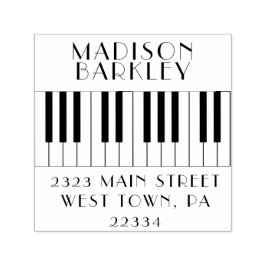 ピアノミュージシャン音楽先生 セルフインキングスタンプ