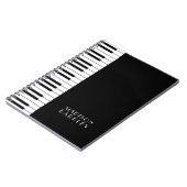 ピアノミュージシャン音楽先生 ノートブック (左側)