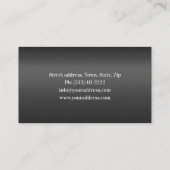 ピアノミュージックミニマルチューターハートカード 名刺 (裏面)