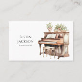 ピアノミュージック先生ミュージシャン 名刺 (正面)