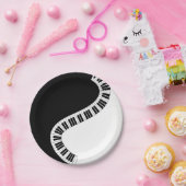 ピアノミュージック紙プレート ペーパープレート (パーティー)