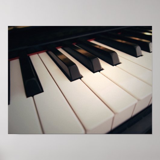 ピアノモダンポスター ポスター (正面)