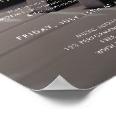 ピアノモダンリサイタルコンサート写真テンプレート ポスター (角)