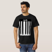 ピアノモダン鍵盤奏者 Tシャツ (正面フル)