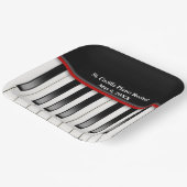 ピアノリサイタルキーボード ペーパープレート (傾斜あり)