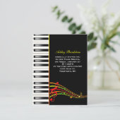 ピアノリサイタル招待状 招待状 (スタンド正面)