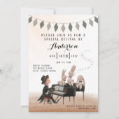 ピアノリサイタル招待状 招待状 (正面)