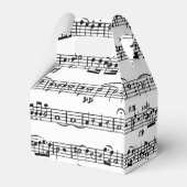 ピアノリサイタル用の楽譜 フェイバーボックス (裏面サイド)