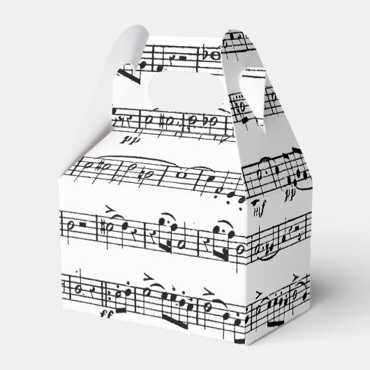 ピアノリサイタル用の楽譜 フェイバーボックス (正面サイド)