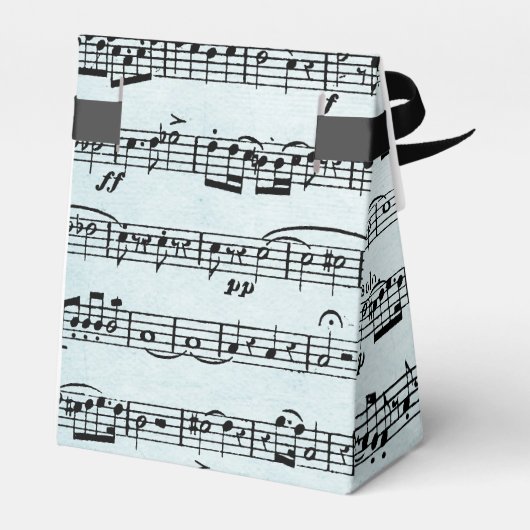 ピアノリサイタル用の楽譜 フェイバーボックス (裏面サイド)