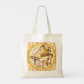 ピアノリズムトートバッグ トートバッグ (裏面)