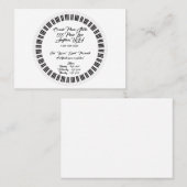 ピアノレッススタジオビジネスカード 名刺 (正面/裏面)