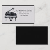 ピアノレッスビジネスカード 名刺 (正面/裏面)
