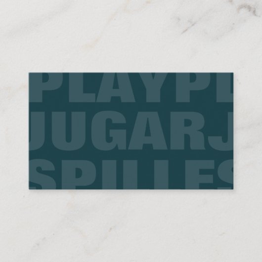 ピアノレッスミュージックシンプル先生モダンはっきりした 名刺 (正面)