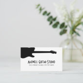 ピアノレッスンインストラクターMusic Studio Business Ca 名刺 (スタンド正面)