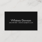 ピアノレッスン、インストラクター、音楽名刺 名刺 (裏面)