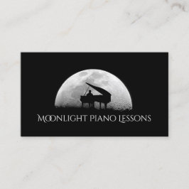 ピアノレッスン、音楽、楽器名刺 名刺