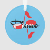 ピアノレッドノート オーナメント (裏面)