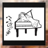 ピアノレディ ウィンドウサイン (シート2)