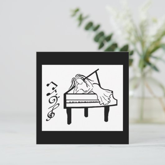 ピアノレディ カード (スタンド正面)