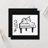 ピアノレディ カード (正面/裏面インサイチュ)