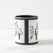 ピアノレディ マグカップ (中央)