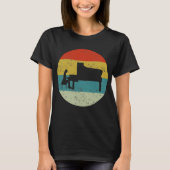 ピアノレトロヴィンテージシルエット70s tシャツ (正面)
