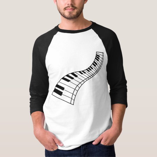 ピアノワイシャツ Tシャツ (正面)