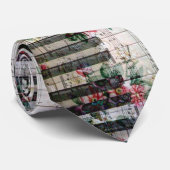 ピアノヴィンテージフローラの首輪 ネクタイ (ロール)