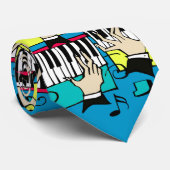 "ピアノ人" ネクタイ (ロール)