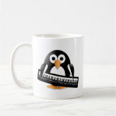 ピアノ付ペンギン コーヒーマグカップ (左)