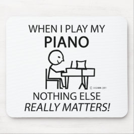 ピアノ以外は何も重要ではない マウスパッド