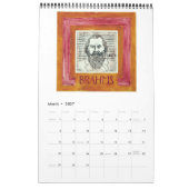 ピアノ作曲家のカレンダー カレンダー (3月 2027)