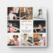 ピアノ先生ありがとうギフトフォトコラージュ フォトプラーク (正面)