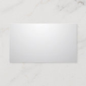 ピアノ先生ピュアホワイトピアノ鍵音楽 名刺 (裏面)