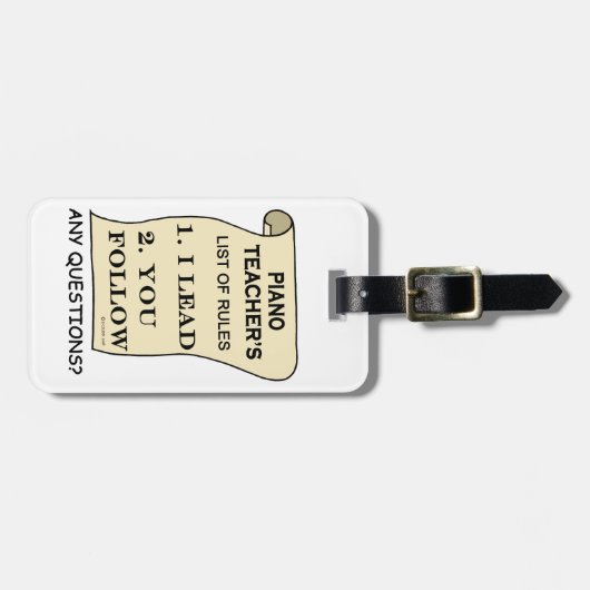 ピアノ先生規則1.pngの一覧 ラゲッジタグ (正面横)