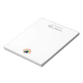 ピアノ先生鑑賞レインボーミュージック ノートパッド (回転)