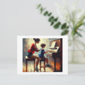 ピアノ先生、 ポストカード (スタンド正面)