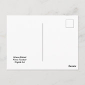 ピアノ先生、 ポストカード (裏面)