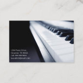 ピアノ先生 名刺 (裏面)