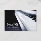ピアノ先生 名刺 (正面)