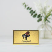 ピアノ先生 名刺 (スタンド正面)