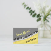 ピアノ先生 名刺 (スタンド正面)