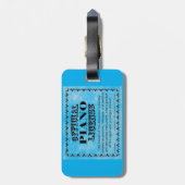 ピアノ免許 ラゲッジタグ (裏面縦)