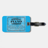 ピアノ免許 ラゲッジタグ (裏面横)