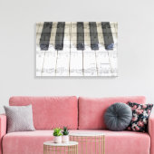 ピアノ及び月光のソナタ-第3動き キャンバスプリント (インサイチュ (リビング))