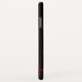 ピアノ及び赤トレブルクレフ、 音符記号 Case-Mate iPhoneケース (裏面/右)